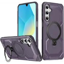 Phonesta IronLock Back Cover hoesje met ring en MagSafe voor Samsung Galaxy A17/A16/A26 - Paars