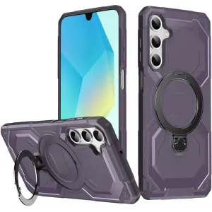 Phonesta IronLock Back Cover hoesje met ring en MagSafe voor Samsung Galaxy A17/A16/A26 - Paars