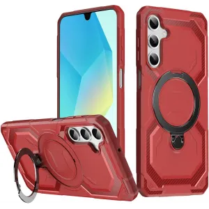 Phonesta IronLock Back Cover hoesje met ring en MagSafe voor Samsung Galaxy A17/A16/A26 - Rood