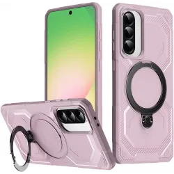 Phonesta IronLock Back Cover hoesje met ring en MagSafe voor Samsung Galaxy A36/A56 - Roze