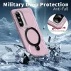 Phonesta IronLock Back Cover hoesje met ring en MagSafe voor Samsung Galaxy A36/A56 - Roze 3