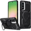 Phonesta IronLock Back Cover hoesje met ring en MagSafe voor Samsung Galaxy A36/A56 - Zwart