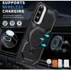 Phonesta IronLock Back Cover hoesje met ring en MagSafe voor Samsung Galaxy A36/A56 - Zwart 2