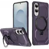Phonesta IronLock Back Cover hoesje met ring en MagSafe voor Samsung Galaxy S25 Edge - Paars