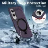 Phonesta IronLock Back Cover hoesje met ring en MagSafe voor Samsung Galaxy S25 Edge - Paars 3