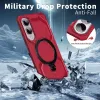 Phonesta IronLock Back Cover hoesje met ring en MagSafe voor Samsung Galaxy S25 Edge - Rood 3