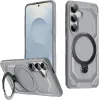 Phonesta IronLock Back Cover hoesje met ring en MagSafe voor Samsung Galaxy S25 Plus/S24 Plus - Grijs
