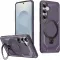 Phonesta IronLock Back Cover hoesje met ring en MagSafe voor Samsung Galaxy S25 Plus/S24 Plus - Paars