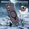 Phonesta IronLock Back Cover hoesje met ring en MagSafe voor Samsung Galaxy S25 Plus/S24 Plus - Paars 3