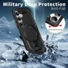 Phonesta IronLock Back Cover hoesje met ring en MagSafe voor Samsung Galaxy S25 Plus/S24 Plus - Zwart 3