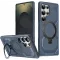 Phonesta IronLock Back Cover hoesje met ring en MagSafe voor Samsung Galaxy S25 Ultra - Blauw
