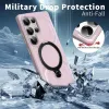 Phonesta IronLock Back Cover hoesje met ring en MagSafe voor Samsung Galaxy S25 Ultra - Roze 3