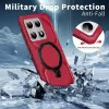Phonesta IronLock Back Cover hoesje met ring en MagSafe voor Xiaomi 14T - Rood 3