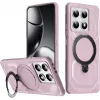 Phonesta IronLock Back Cover hoesje met ring en MagSafe voor Xiaomi 14T - Roze
