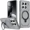 Phonesta IronLock Back Cover hoesje met ring en MagSafe voor Xiaomi 14T Pro - Grijs