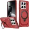Phonesta IronLock Back Cover hoesje met ring en MagSafe voor Xiaomi 14T Pro - Rood