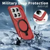 Phonesta IronLock Back Cover hoesje met ring en MagSafe voor Xiaomi 14T Pro - Rood 3