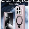 Phonesta IronLock Back Cover hoesje met ring en MagSafe voor Xiaomi 14T Pro - Roze 4
