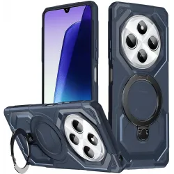 Phonesta IronLock Back Cover hoesje met ring en MagSafe voor Xiaomi Redmi 14C / Xiaomi Poco C75 - Blauw
