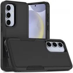 Phonesta ImpactShield Back Cover hoesje voor Samsung Galaxy S25 Plus/S24 Plus - Zwart