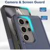 Phonesta ImpactShield Back Cover hoesje voor Samsung Galaxy S25 Ultra - Donkerblauw 2