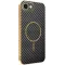 Phonesta Luxury Carbon Fiber Back Cover hoesje met MagSafe voor Apple iPhone 17e/16e - Zwart