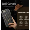 Phonesta Luxury Carbon Fiber Back Cover hoesje met MagSafe voor Apple iPhone 17e/16e - Zwart 3