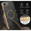 Phonesta Luxury Carbon Fiber Back Cover hoesje met MagSafe voor Apple iPhone 17e/16e - Zwart 8