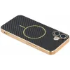Phonesta Luxury Carbon Fiber Back Cover hoesje met MagSafe voor Apple iPhone 17 - Zwart 4