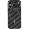 Phonesta Luxury Carbon Fiber Back Cover hoesje met MagSafe voor Apple iPhone 17 Pro - Zwart 2