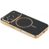 Phonesta Luxury Carbon Fiber Back Cover hoesje met MagSafe voor Apple iPhone 17 Pro - Zwart 3