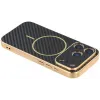 Phonesta Luxury Carbon Fiber Back Cover hoesje met MagSafe voor Apple iPhone 17 Pro Max - Zwart 4