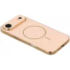 Phonesta Luxury Carbon Fiber Back Cover hoesje met MagSafe voor Apple iPhone Air - Roze 3