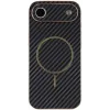 Phonesta Luxury Carbon Fiber Back Cover hoesje met MagSafe voor Apple iPhone Air - Zwart 2