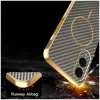 Phonesta Luxury Carbon Fiber Back Cover hoesje met MagSafe voor Samsung Galaxy S25 Edge - Bruin 6