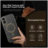 Phonesta Luxury Carbon Fiber Back Cover hoesje met MagSafe voor Samsung Galaxy S25 Edge - Zwart 2