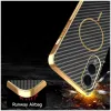 Phonesta Luxury Carbon Fiber Back Cover hoesje met MagSafe voor Samsung Galaxy S25 Edge - Zwart 6