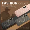Phonesta Luxury Carbon Fiber Back Cover hoesje met MagSafe voor Samsung Galaxy S25 Edge - Zwart 8