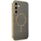 Phonesta Luxury Carbon Fiber Back Cover hoesje met MagSafe voor Samsung Galaxy S25 FE - Bruin