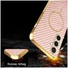 Phonesta Luxury Carbon Fiber Back Cover hoesje met MagSafe voor Samsung Galaxy S25 FE - Roze 6