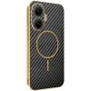 Phonesta Luxury Carbon Fiber Back Cover hoesje met MagSafe voor Xiaomi Poco F7 - Zwart 0