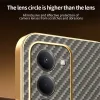 Phonesta Luxury Carbon Fiber Back Cover hoesje met MagSafe voor Xiaomi Redmi 15 - Bruin 5