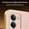 Phonesta Luxury Carbon Fiber Back Cover hoesje met MagSafe voor Xiaomi Redmi 15 - Roze 5