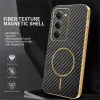Phonesta Luxury Carbon Fiber Back Cover hoesje met MagSafe voor Xiaomi Redmi 15 - Zwart 2