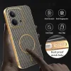 Phonesta Luxury Carbon Fiber Back Cover hoesje met MagSafe voor Xiaomi Redmi 15C / Xiaomi Poco C85 - Bruin 6