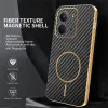 Phonesta Luxury Carbon Fiber Back Cover hoesje met MagSafe voor Xiaomi Redmi 15C / Xiaomi Poco C85 - Zwart 2