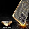 Phonesta Luxury Carbon Fiber Back Cover hoesje met MagSafe voor Motorola Edge 60 Pro - Bruin 7