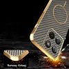 Phonesta Luxury Carbon Fiber Back Cover hoesje met MagSafe voor Motorola Edge 60 / Edge 60 Fusion - Bruin 7
