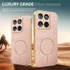 Phonesta Luxury Carbon Fiber Back Cover hoesje met MagSafe voor Motorola Edge 60 / Edge 60 Fusion - Roze 4