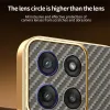 Phonesta Luxury Carbon Fiber Back Cover hoesje met MagSafe voor Motorola Moto G56 - Bruin 5
